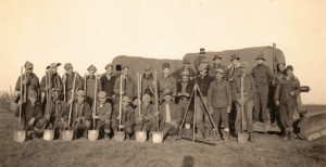 Unidentified Men in a CCC Work Group
